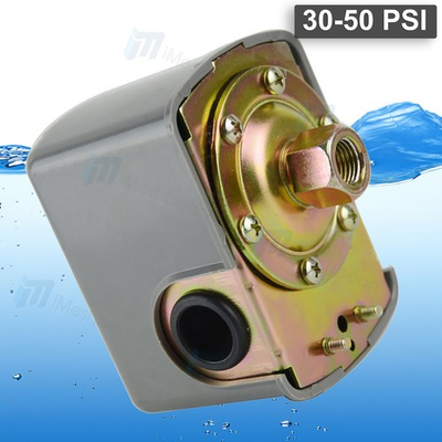 #ad 30 50 PSI Well Water Pump Pressure Control Switch Adjustable Double Spring Pole $14.99