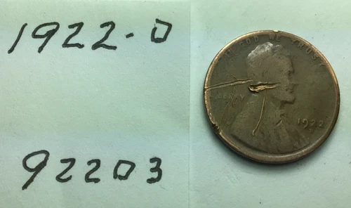 1922 D ; Wheat Penny ; good condition #922D3