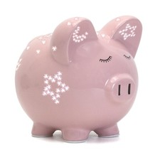 Child To Cherish -Night Light Piggy Bank, Pink