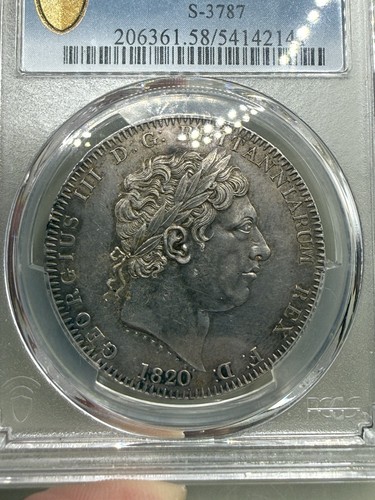 1820 Great Britain Crown PCGS AU 58