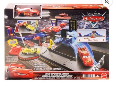 Disney Pixar Cars Piston Cup Stunting Speedway Play Set Brand New