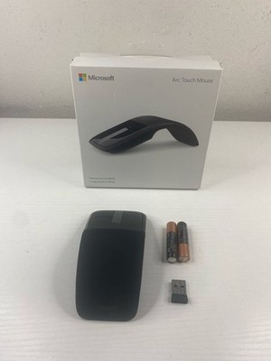 Microsoft Arc Touch Wireless Mouse Tested Working Complete W Batteries