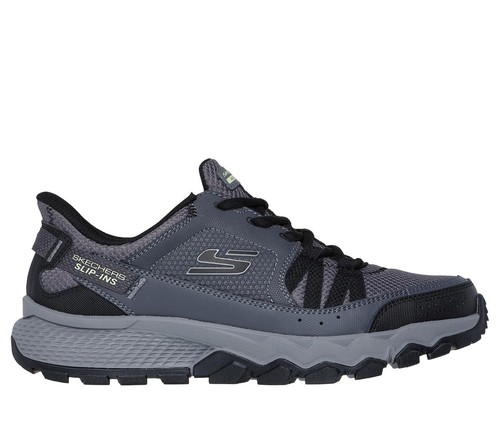 Skechers Slip On Shoe For Men Dynamite AT - Escapar in Charcoal/Black, 5.5-13 - Picture 3 of 5