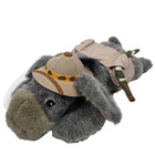 WALT DISNEY WORLD EEYORE PLUSH SAFARI STUFFED ANIMAL RARE 16"