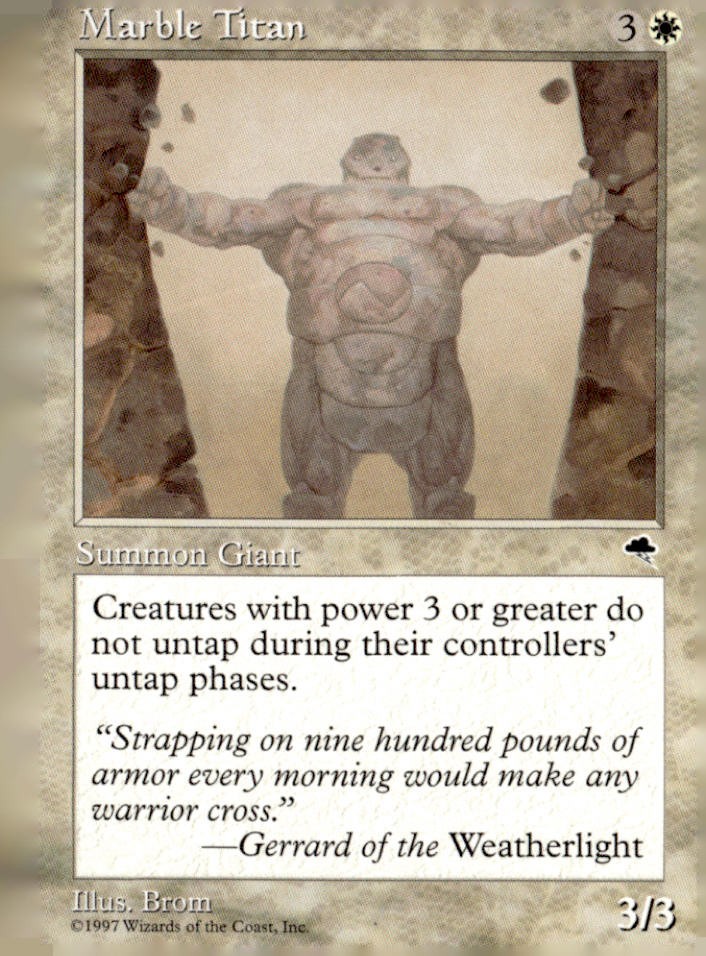 Tempest #28 Marble Titan
