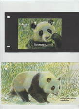 Guernsey 2013 Endangered Species Giant Panda £3 M/Sheet P/Pack MNH