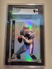 2006 Topps Draft Picks and Prospects (DPP) Tom Brady #21 Chrome Refractor SGC 9