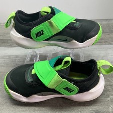 Nike Flex Advance Black Green Strike Toddler Shoes CZ0188-004 Size 8C