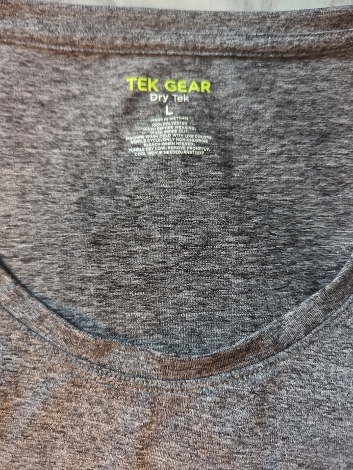 Tek Gear 女式运动背心 L 码灰色 DryTek 大号 — 第 2/3 张图片