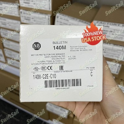 New Allen-Bradley 140M-C2E-C10 Industrial Motor Control Protector