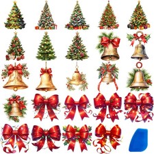 24 Sheets Vintage Christmas Rub On Transfers for Crafts, Rub On Transfers Christ