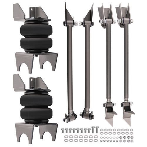Triangulated 4 Link Kit Brackets 2500 Bags Air Ride Suspension 2.75 inch Mount