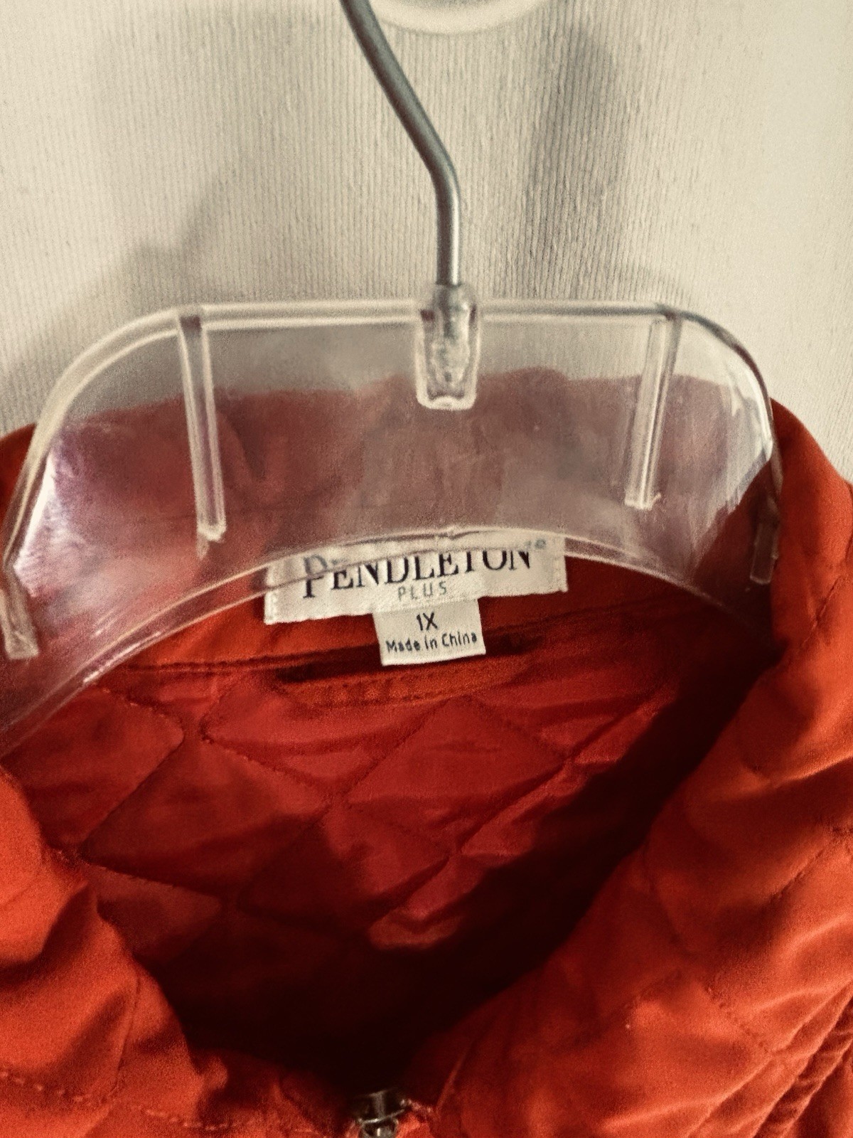 Pendleton Full Zip Front Patch Pockets Quilted Ru… - image 4