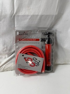 TruePower Multi-Use Transfer Pump Siphon Oil Gas Fluid Water Air Inflation 