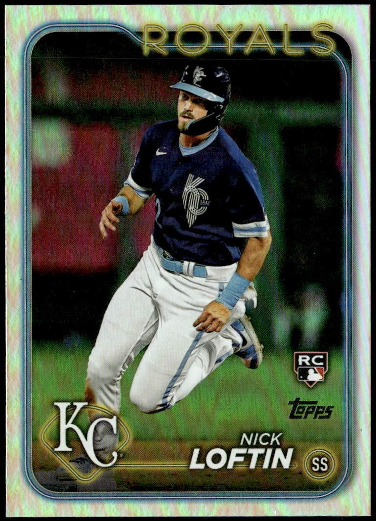 2024 Topps #506 Nick Loftin Rainbow Foil Rookie E1