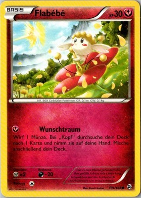 Pokemon Flabebe 101/162 TURBOstart Deutsch