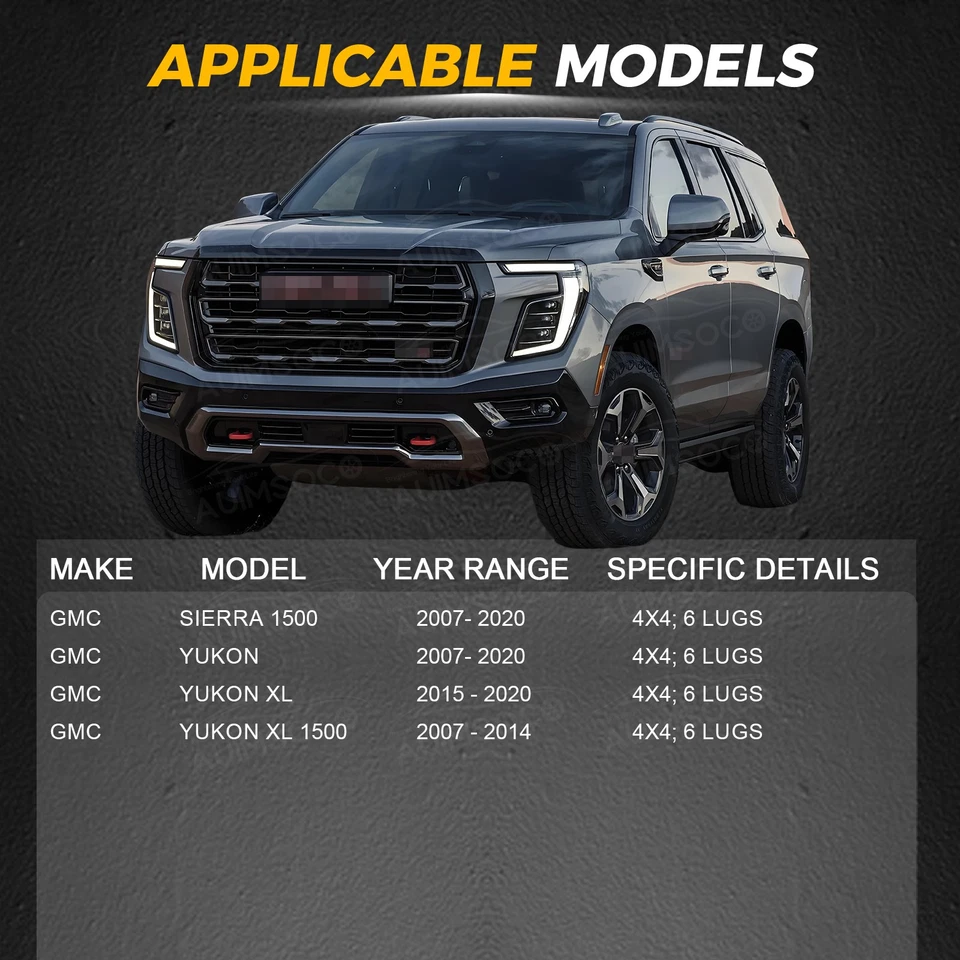 4-Wheel Drive CV Axle Front for 2007-2020 Chevy Silverado 1500 GMC Sierra 1500 - Image 3 of 4