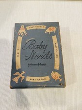 Vintage Johnson  Johnson Baby Box Johnson's Baby Needs Gift Box Only