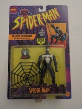 1995 Spider-Man Animated Series SPIDER-MAN Black Costume Sealed Nice!
