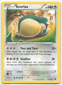 Snorlax 77/124 Fates Collide Regular Rare