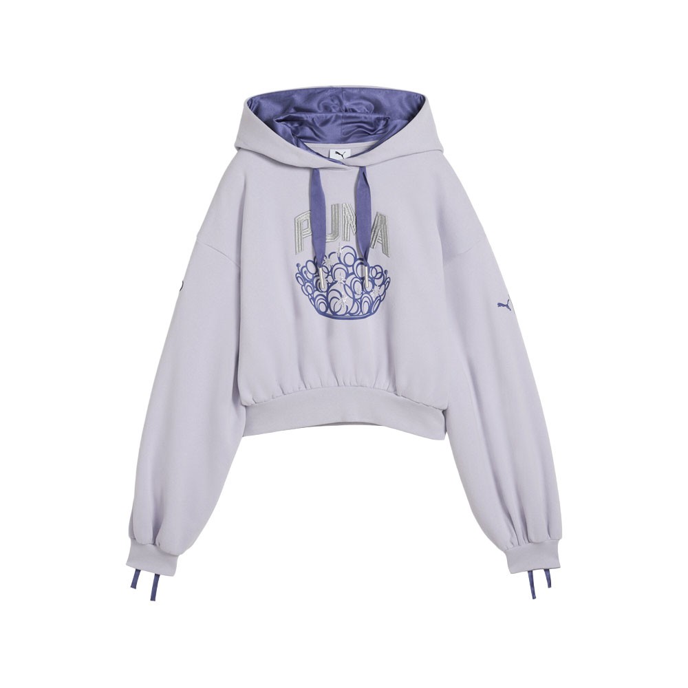 PUMA  X Wicked Goodness Relaxed Pullover Hoodie Womens Purple Casual Outerwear 6