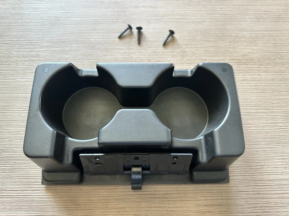 07-14 CHEVY SILVERADO GMC SIERRA ASIENTO DE SALTO CENTRAL TRASERO PORTAVASOS NEGRO Foto 2 de 4