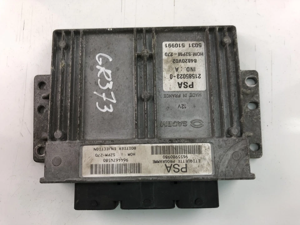 Centralina motore CITROËN XSARA PICASSO N68 ECU 964474580 9655980980 15491751 - Immagine 2 di 4