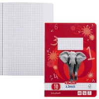 5X Herlitz Schulheft X.Book Lineatur 10 Kariert Din A5 AußEnrand 16 Blatt