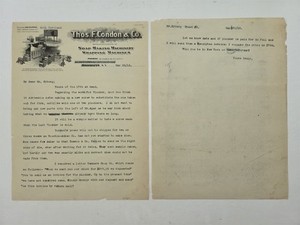 1913 antique THOS F CONDON & CO ny SOAP & WRAP MACHINERY LETTERHEAD plodder