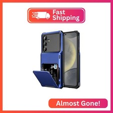 Vofolen for Samsung Galaxy S24 Wallet Case with Card Holder, 4-Card Dual Layer