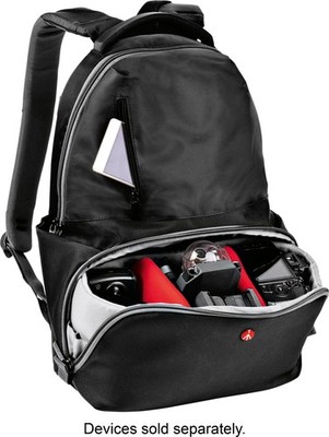 Manfrotto Adventure 1 Camera Backpack with Accessory Compartments - Black