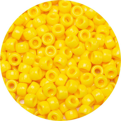 1000+ Pcs Pony Beads, Multi-Colored Bracelet Beads for Hair Braids, Plastic Bead