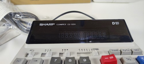Sharp CS 1122 H Electronic Desk Top Calculator - Boxed in Original Packaging - Picture 12 of 21