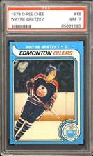1979 O-PEE-CHEE #18 WAYNE GRETZKY ROOKIE RC PSA 7
