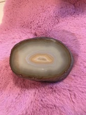 Natural Agate Quartz Rock Geode Crystal Decorative 698 grams 21 Ozs Vintage 70’s