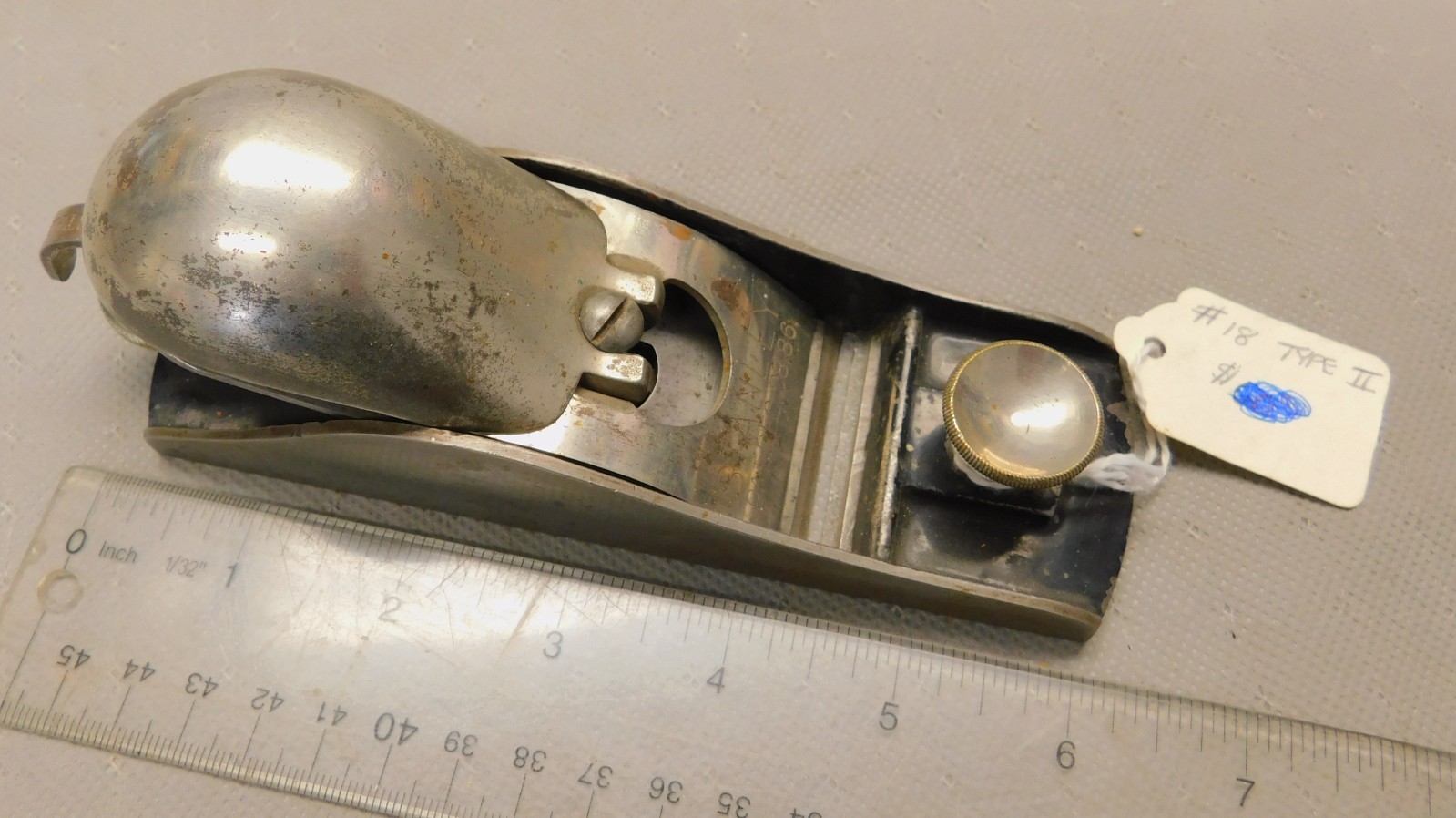 Stanley Rule & Level Co. No. 18 Block Plane c. 1890s Type 2   Antique Tool