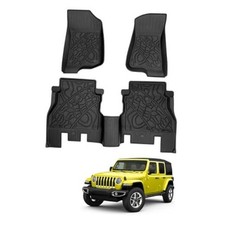 Floor Mat Compatible With 2018-2025 Jeep Wrangler Wrangler 2018-2025 4x4 Floor Mat Compatible With 2018-2025 Jeep Wrangler Wrangler 2018-2025 4x4