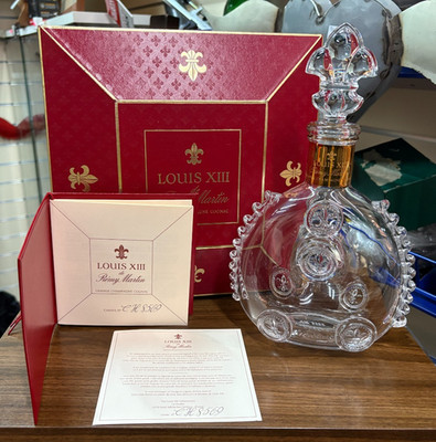 Schöne Louis XIII De Remy Martin Grande Champagner Cognac Flasche mit Box SU946