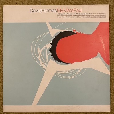 David Holmes My Mate Paul Remixes UK 12'' Vinyl 1998 Go Beat VG+