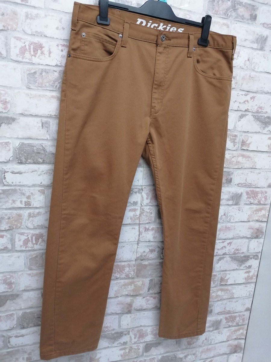 DICKIES Vintage Y2K Brown Regular Jeans Straight Leg Size W36/ L30