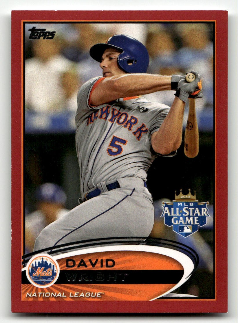 2012 Topps Update #US280 David Wright Target Red Border