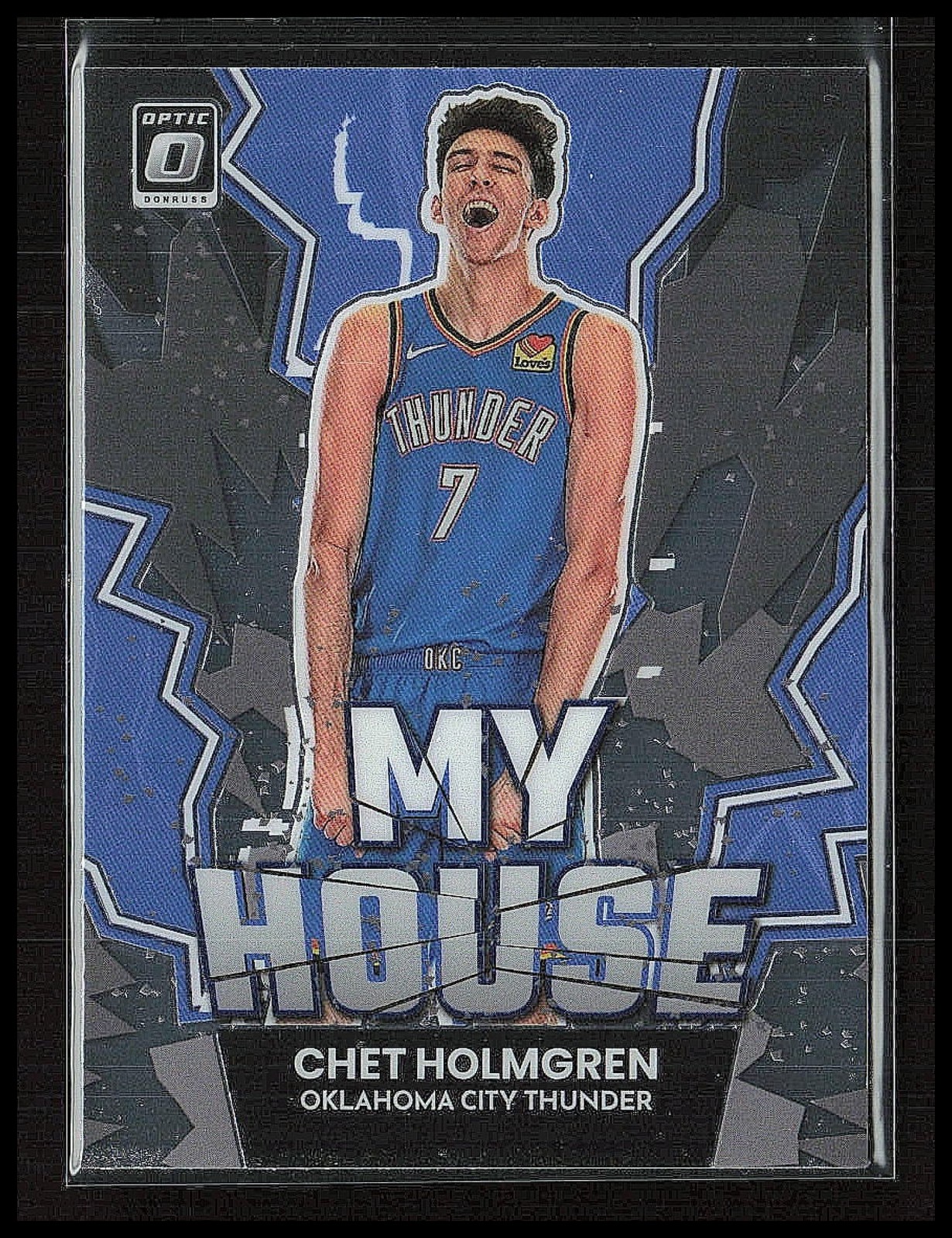 2022 Panini Donruss Optic Chet Holmgren My House #8 RC Oklahoma City Thunder