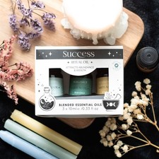 Set of 3 Success Ritual Blended Essential Oils 10ml ~ Abundance
