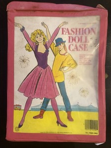 Tara Toy Corp Pink Vintage Fashion Doll Trunk Case for Barbie Size Dolls