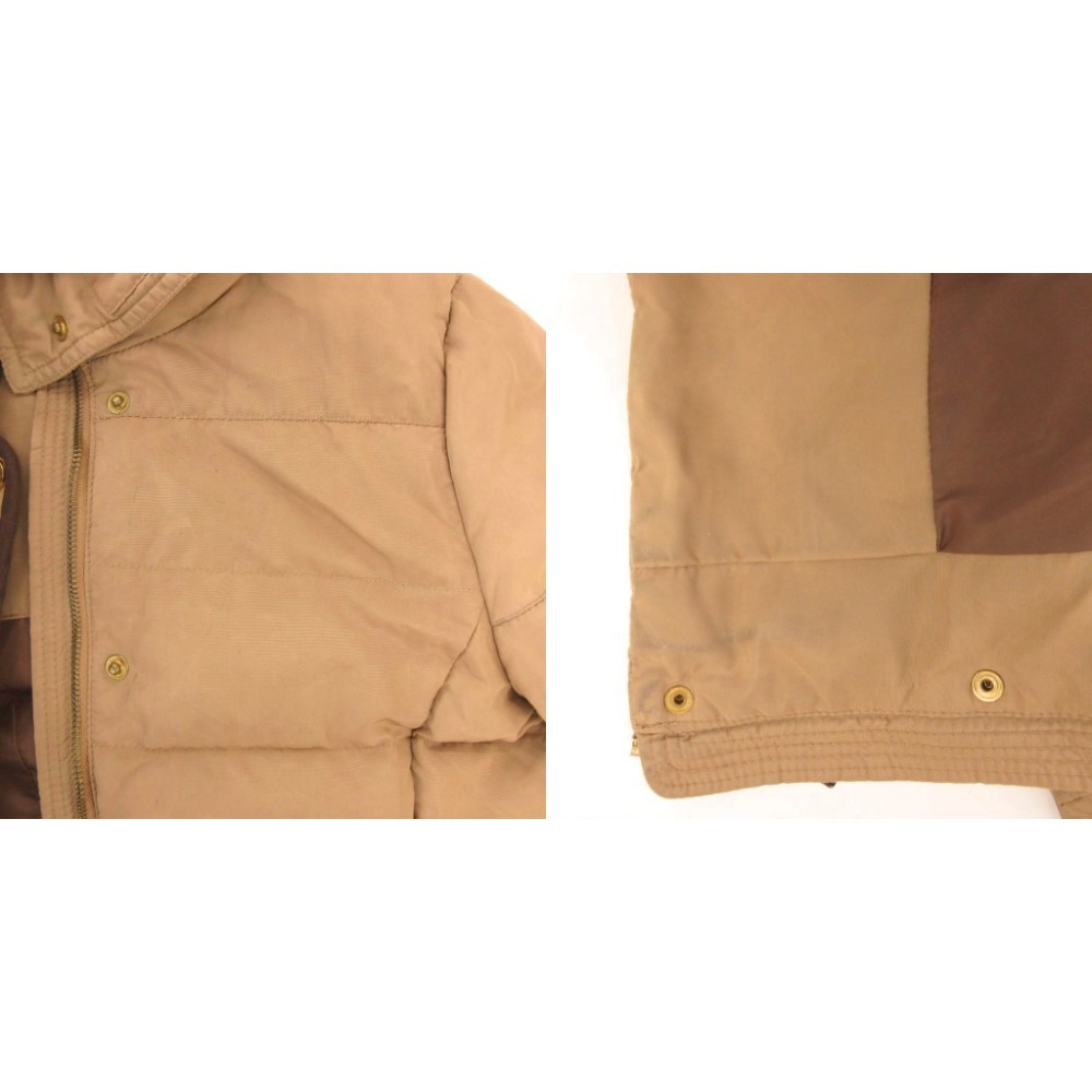 ZARA BASIC Down Coat Stand Collar Chin Strap Back… - image 9