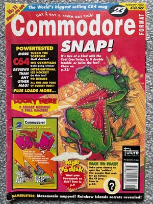COMMODORE FORMAT C64 MAGAZINE ISSUE 23 AUGUST 1992 (COMPLETE)