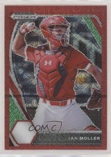 2021 Panini Prizm Draft Picks Red Wave Prizm Ian Moller #PDP103 v1x