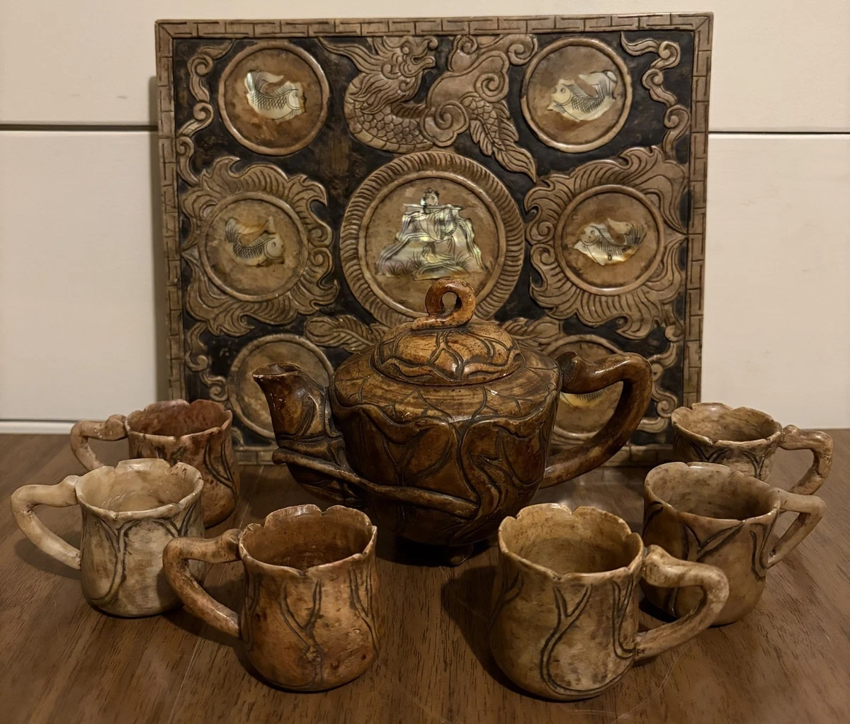 Dragon Tea Set In Collectible Chinese Teapots & Tea Sets 1900-Now