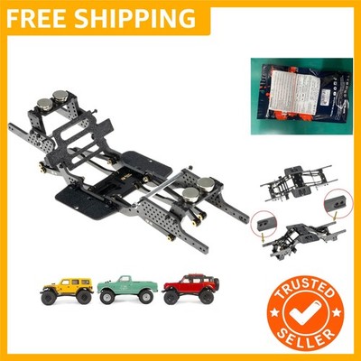 Carbon Fiber Chassis Kit for , 7° Angled Skid, LCG Chassis Kit for C10, JLU, ...