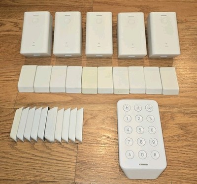 Lot of 5 Xfinity Security System Power Adapters XW4 + 10 Visonic XHS2 & Keypad